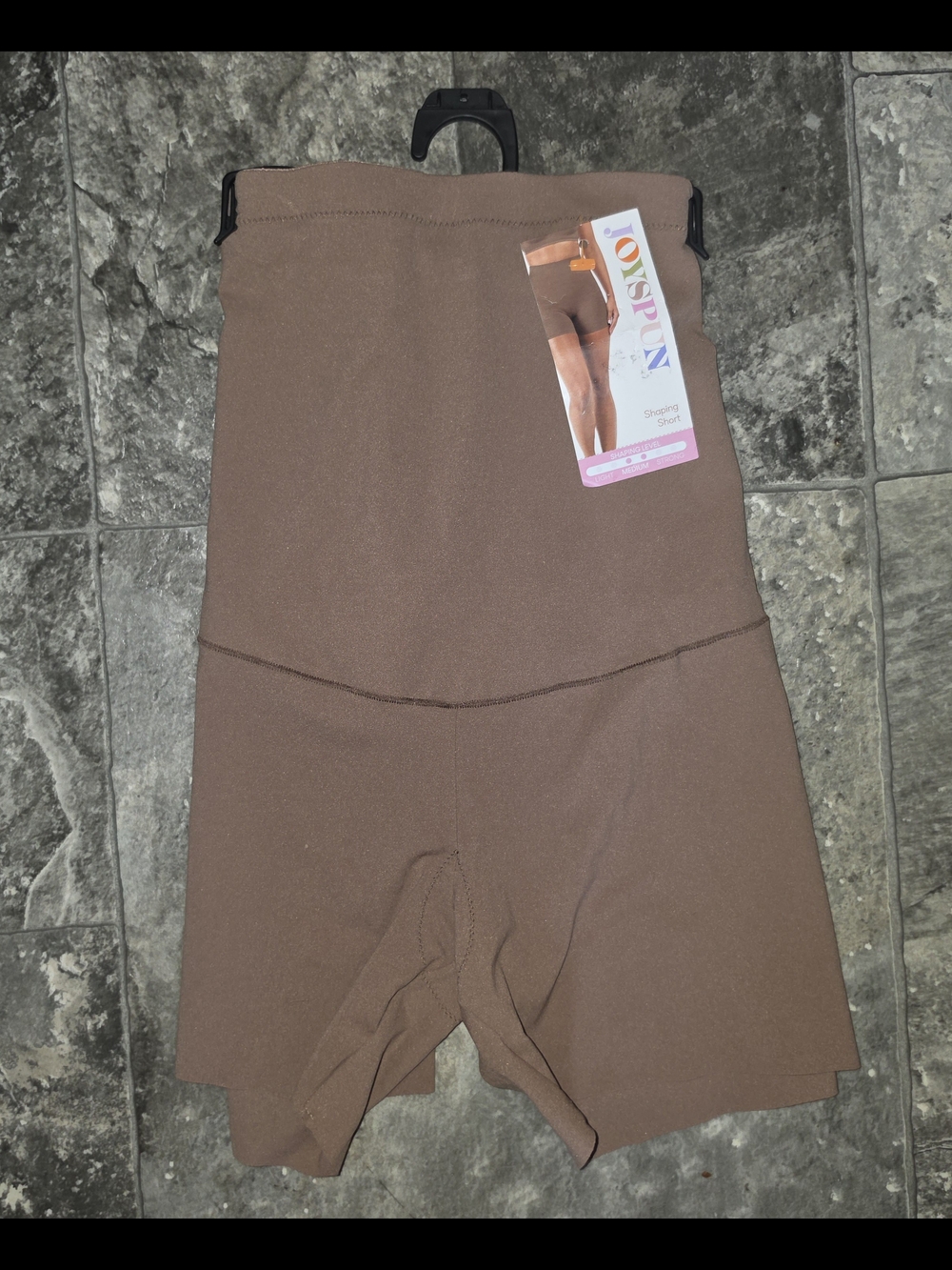 Joyspun High-Waist Shaping Shorts for Women - Brown - XXL (20) NWT